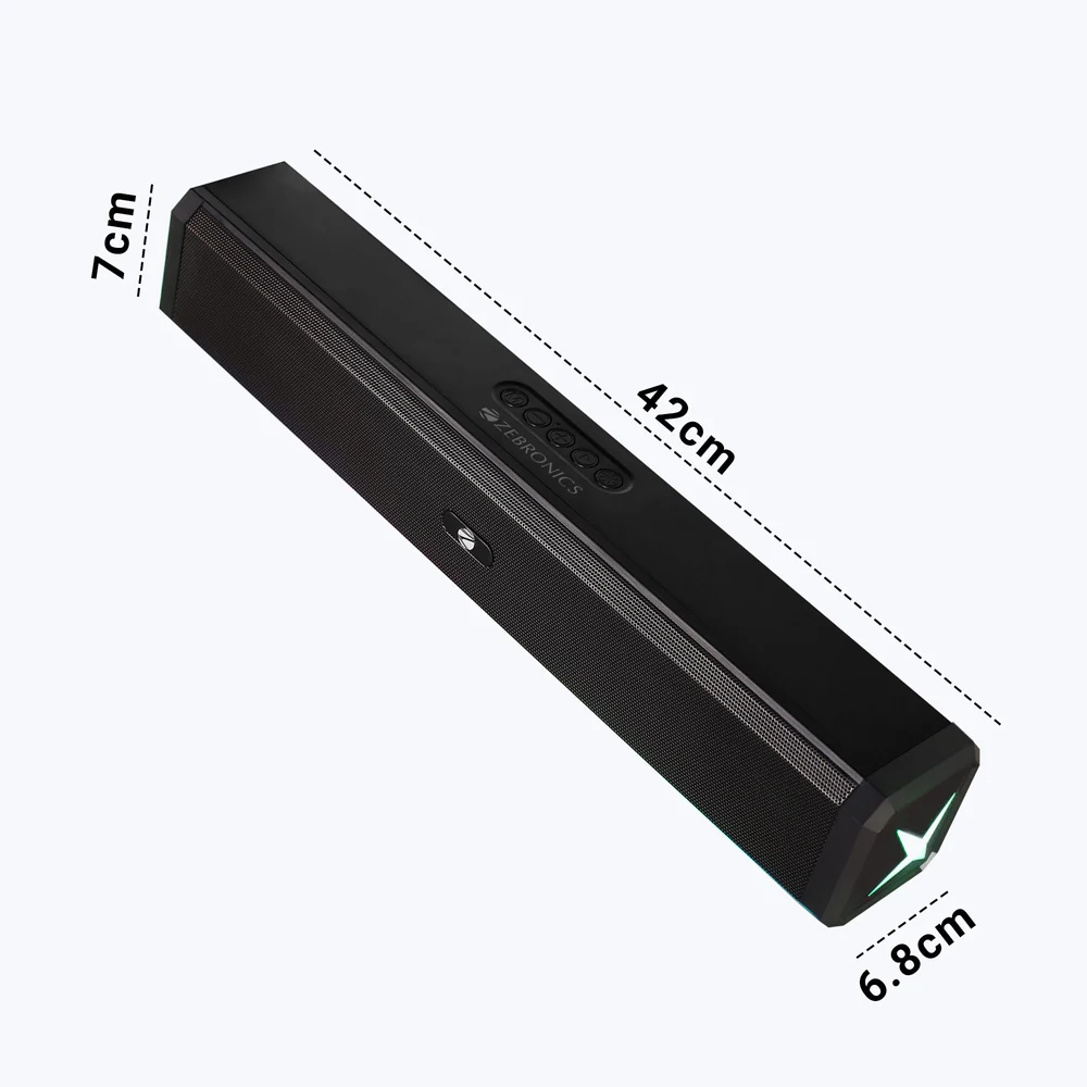 Zebronics Bluetooth Speaker Mini Soundbar RGB VITABAR 150 view 2